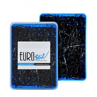 Невидимки Eurostil чорні 50 мм 300 шт