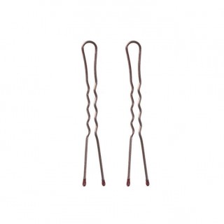 Шпильки Eurostil коричневі хвилясті 5 см 200 г