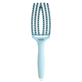Щітка для укладання Olivia Garden Finger Brush Care Iconic Boar&Nylon Blue Sky