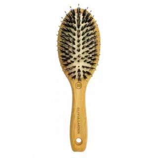 Гребінець масажний бамбуковий комбінований Olivia Garden Bamboo Touch Detangel Combo S