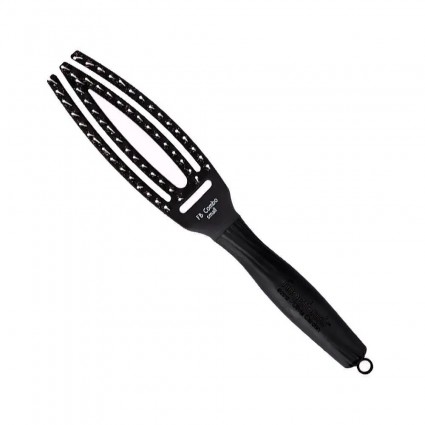 Щітка Olivia Garden Finger Brush Combo Small чорна з комбінованою щетиною Щітка Olivia Garden Finger Brush Combo Small чорна з комбінованою щетиною