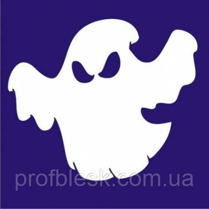 Трафарет 6х6 для биотату №310 Привидение