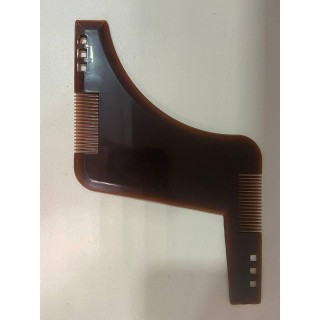 Гребінець-трафарет для бороди Salon Professional