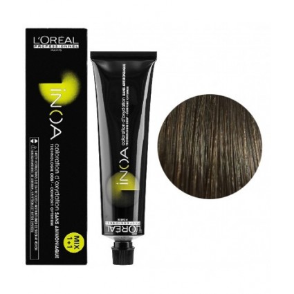Фарба без аміаку L'Oreal Inoa 6.1 темний блондин попелястий 60 мл Фарба без аміаку L'Oreal Inoa 6.1 темний блондин попелястий 60 мл
