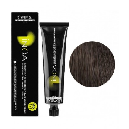 Фарба без аміаку L'Oreal Inoa 4.8 шатен шоколадний 60 мл Фарба без аміаку L'Oreal Inoa 4.8 шатен шоколадний 60 мл