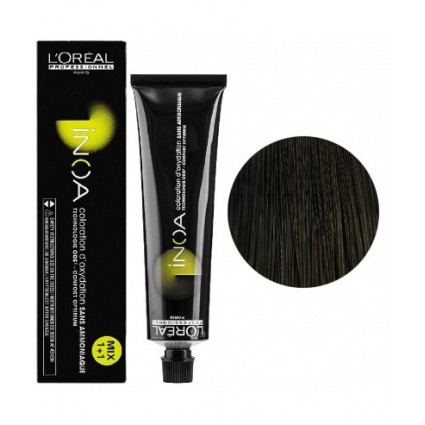 Фарба без аміаку L'Oreal Inoa 5.0 світлий шатен інтенсивний 60 мл Фарба без аміаку L'Oreal Inoa 5.0 світлий шатен інтенсивний 60 мл