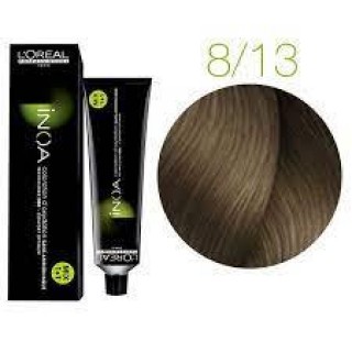 Фарба без аміаку L'Oreal Inoa 8.13 світлий блондин попелясто-золотистий 60 мл