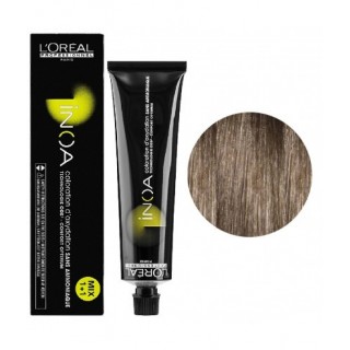 Фарба без аміаку L'Oreal Inoa 8.1 світлий блондин попелястий 60 мл