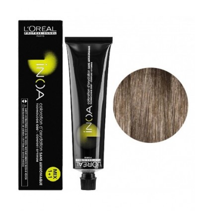 Фарба без аміаку L'Oreal Inoa 8.1 світлий блондин попелястий 60 мл Фарба без аміаку L'Oreal Inoa 8.1 світлий блондин попелястий 60 мл