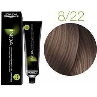 Фарба без аміаку L'Oreal Inoa 8.22 світлий блондин перламутровий 60 мл