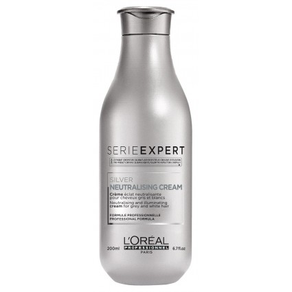 Кондиціонер срібло для сивого та світлого волосся L'Oreal Silver Neutralising Cream 200 мл