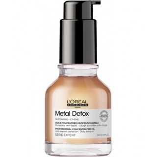 Професійна олія для зменшення ламкості всіх типів волосся L'Oreal Professionnel Metal Detox 50 мл