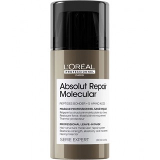 Маска для молекулярного відновлення структури пошкодженого волосся L'Oreal Absolut Repair Molecular Leave-In Mask 100 мл