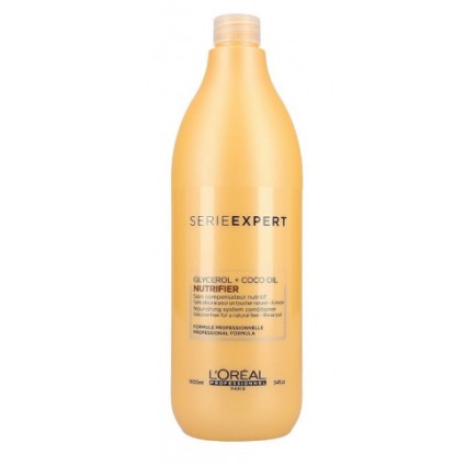 Кондиціонер без силіконів для живлення сухого волосся L'Oreal Serie Expert Nutrifier Conditioner 1000 мл
