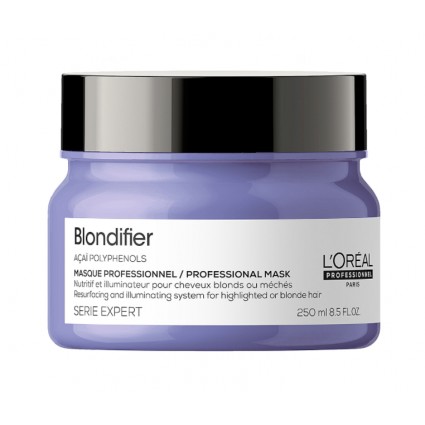 Маска відновлювальна блиск для волосся відтінку блонд Loreal Blondifier 250 мл