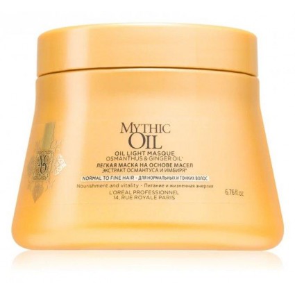 Маска поживна для нормального та тонкого волосся L ́Oreal Professionnel Mythic Oil Light Oil Masque 75 мл