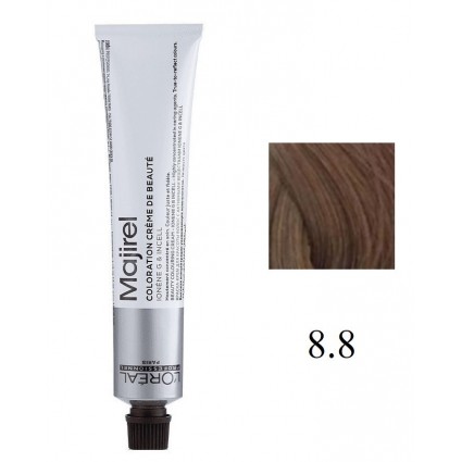 Крем-фарба для волосся L'Oreal Professionnel Majirel 8.8 Світлий блондин мока 50 мл Крем-фарба для волосся L'Oreal Professionnel Majirel 8.8 Світлий блондин мока 50 мл