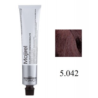 Крем-фарба для волосся L'Oreal Professionnel Majirel 5.042 Натуральний світло-коричневий мідний райдужний 50 мл