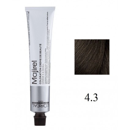 Крем-фарба для волосся L'Oreal Professionnel Majirel 4.3 Золотистий шатен 50 мл Крем-фарба для волосся L'Oreal Professionnel Majirel 4.3 Золотистий шатен 50 мл