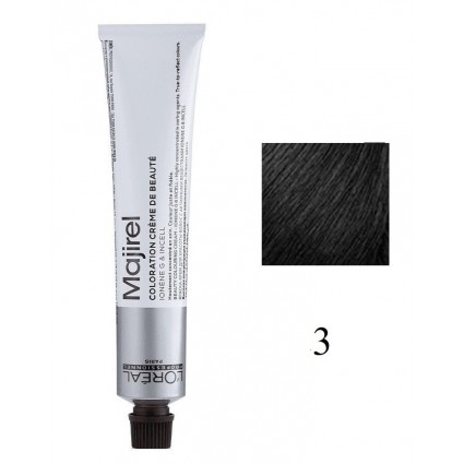 Крем-фарба для волосся L'Oreal Professionnel Majirel 3 Темний шатен 50 мл Крем-фарба для волосся L'Oreal Professionnel Majirel 3 Темний шатен 50 мл