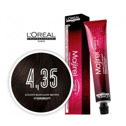 Крем-фарба для волосся L'Oreal Professionnel Majirel 4.35 Шатен золотисте червоне дерево 50 мл Крем-фарба для волосся L'Oreal Professionnel Majirel 4.35 Шатен золотисте червоне дерево 50 мл