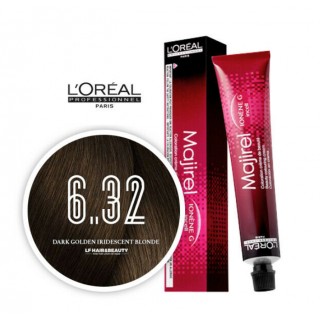 Крем-фарба для волосся L'Oreal Professionnel Majirel 6.32 Темний блондин золотисто-попелястий 50 мл