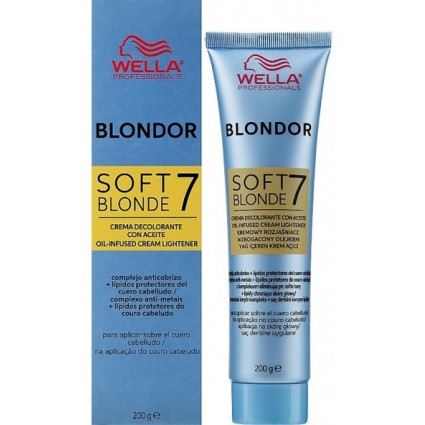 Освітлюючий крем Wella Blondor Soft Blonde Cream на масляній основі 200 г