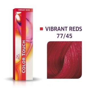 Фарба для волосся Wella Color Touch безамміачна 77/45 Середній блондин інтенсивний червоно-магагоновий 60 мл