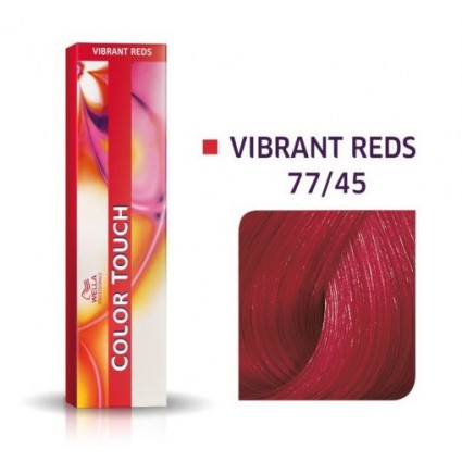 Фарба для волосся Wella Color Touch безамміачна 77/45 Середній блондин інтенсивний червоно-магагоновий 60 мл