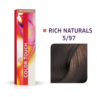 Фарба для волосся Wella Color Touch безамміачна 5/97 Світло-коричневий сандре коричневий 60 мл