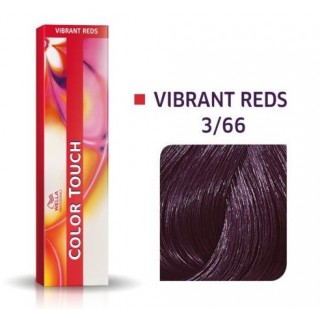Фарба для волосся Wella Color Touch безамміачна 3/66 Темний коричневий інтенсивно-фіолетовий 60 мл