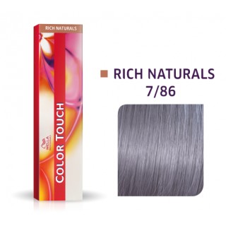 Фарба для волосся Wella Color Touch безамміачна 7/86 Блонд перлинно-фіолетовий 60 мл