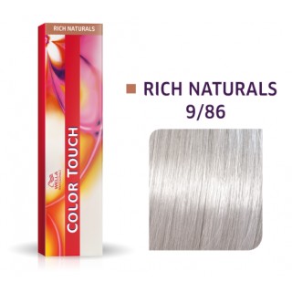Фарба для волосся Wella Color Touch безамміачна 9/86 Дуже світлий блонд перлинно-фіолетовий 60 мл