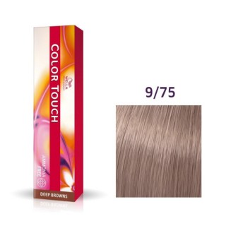 Фарба для волосся Wella Professionals Color Touch безамміачна 9/75 Світлий блондин коричнево-рожевий 60 мл