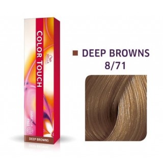 Фарба для волосся Wella Color Touch безаміачна 8/71 Світлий блондин 60 мл