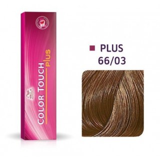 Фарба для волосся Wella Color Touch Plus безамміачна 66/03 Темний блондин натурально-золотистий 60 мл
