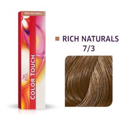 Фарба для волосся Wella Color Touch безаміачна 7/3 Середній блондин золотистий 60 мл