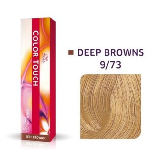Фарба для волосся Wella Color Touch безаміачна 9/73 Яскравий блондин коричнево-золотистий 60 мл