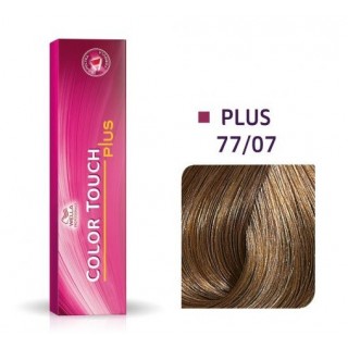 Фарба для волосся Wella Color Touch Plus безамміачна 77/07 Середній блондин натурально-коричневий 60 мл