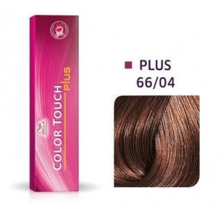 Фарба для волосся Wella Color Touch Plus безамміачна 66/04 Темний блондин натурально-коричневий 60 мл