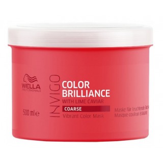 Маска для яскравості кольору жорсткого волосся Wella INVIGO BRILLIANCE COARSE 500 мл