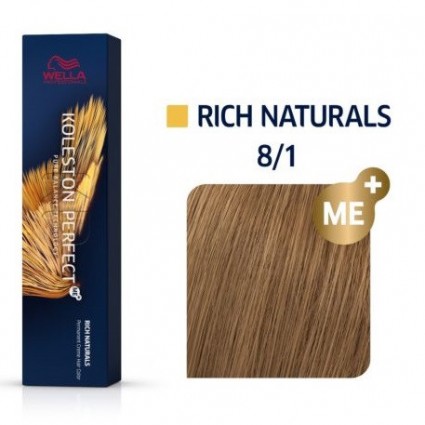 Фарба для волосся Wella Koleston 8/1 Світлий попелястий блонд 60 мл