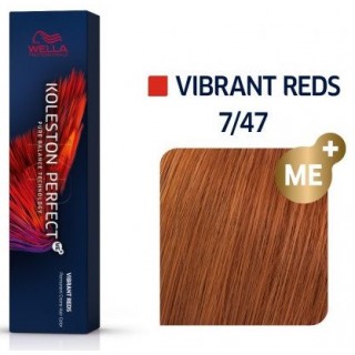 Фарба для волосся Wella Professionals Koleston 7/47 Середній блонд червоно-коричневий 60 мл