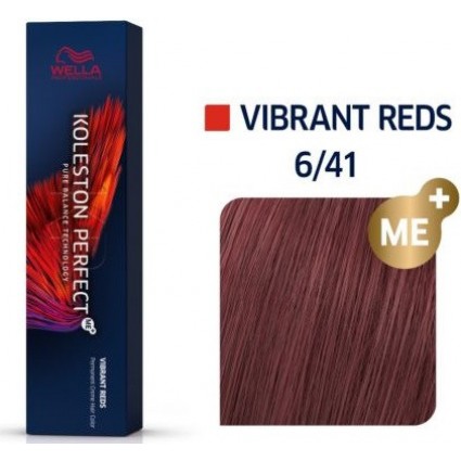 Фарба для волосся Wella Koleston 6/41 Темний блонд червоний попелястий 60 мл