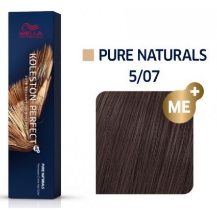Фарба для волосся Wella Koleston 5/07 Світло-коричневий натурально коричневий 60 мл