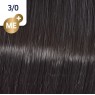 Фарба для волосся Wella Koleston 3/0 Темно-коричневий натуральний 60 мл