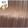 Фарба для волосся Wella Koleston 9/17 Дуже світлий блонд попелясто-коричневий 60 мл