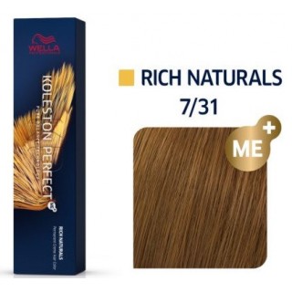 Фарба для волосся Wella Koleston Rich Natural 7/31 Блонд золотисто-попелястий Комо 60 мл