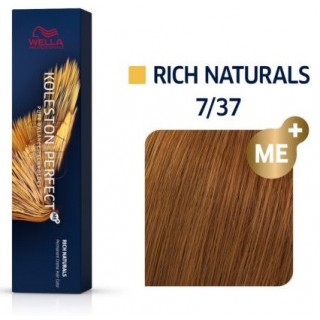 Фарба для волосся Wella Koleston ME+ 7/37 Середній блондин золотисто-коричневий 60 мл