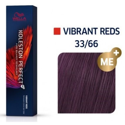 Фарба для волосся Wella Koleston 33/66 Темно-коричневий фіолетовий 60 мл
